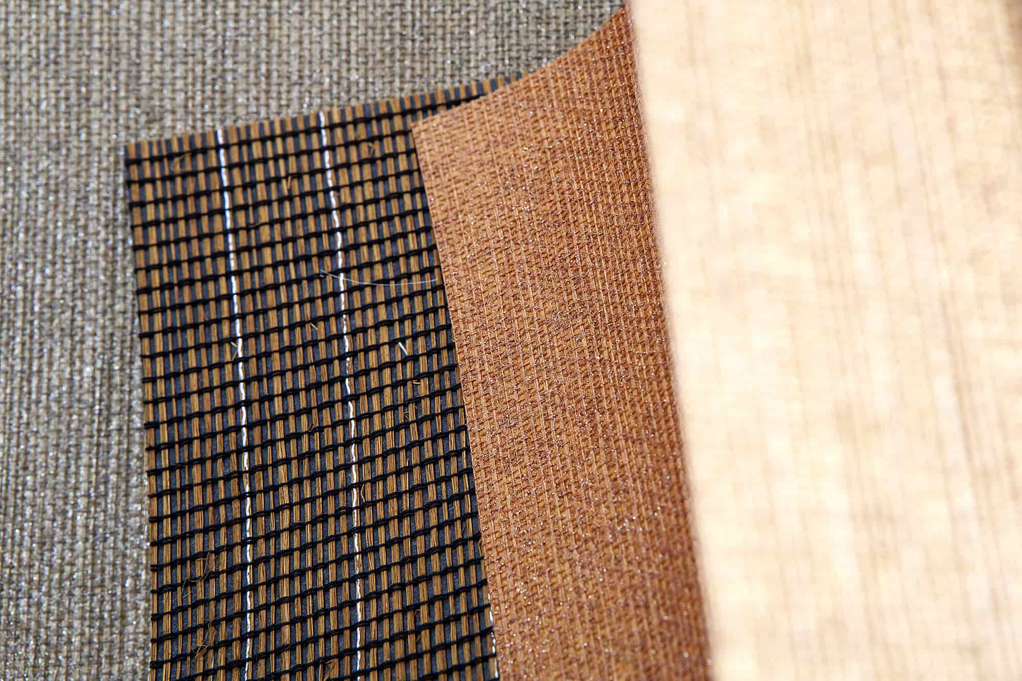 壁布表面大多為麻、毛、絲、布、玻璃纖維......等材質