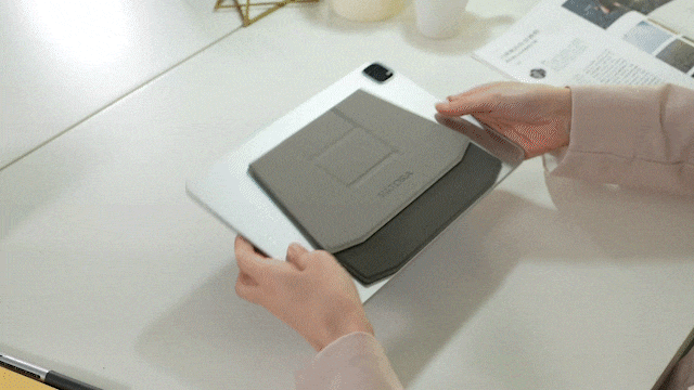 Vatora Upfold 折りたたみ式フリップスタンド 9.7~12.9インチ (12.9 ipad pro 3~5世代用) - タブレット・PCケース - 合皮