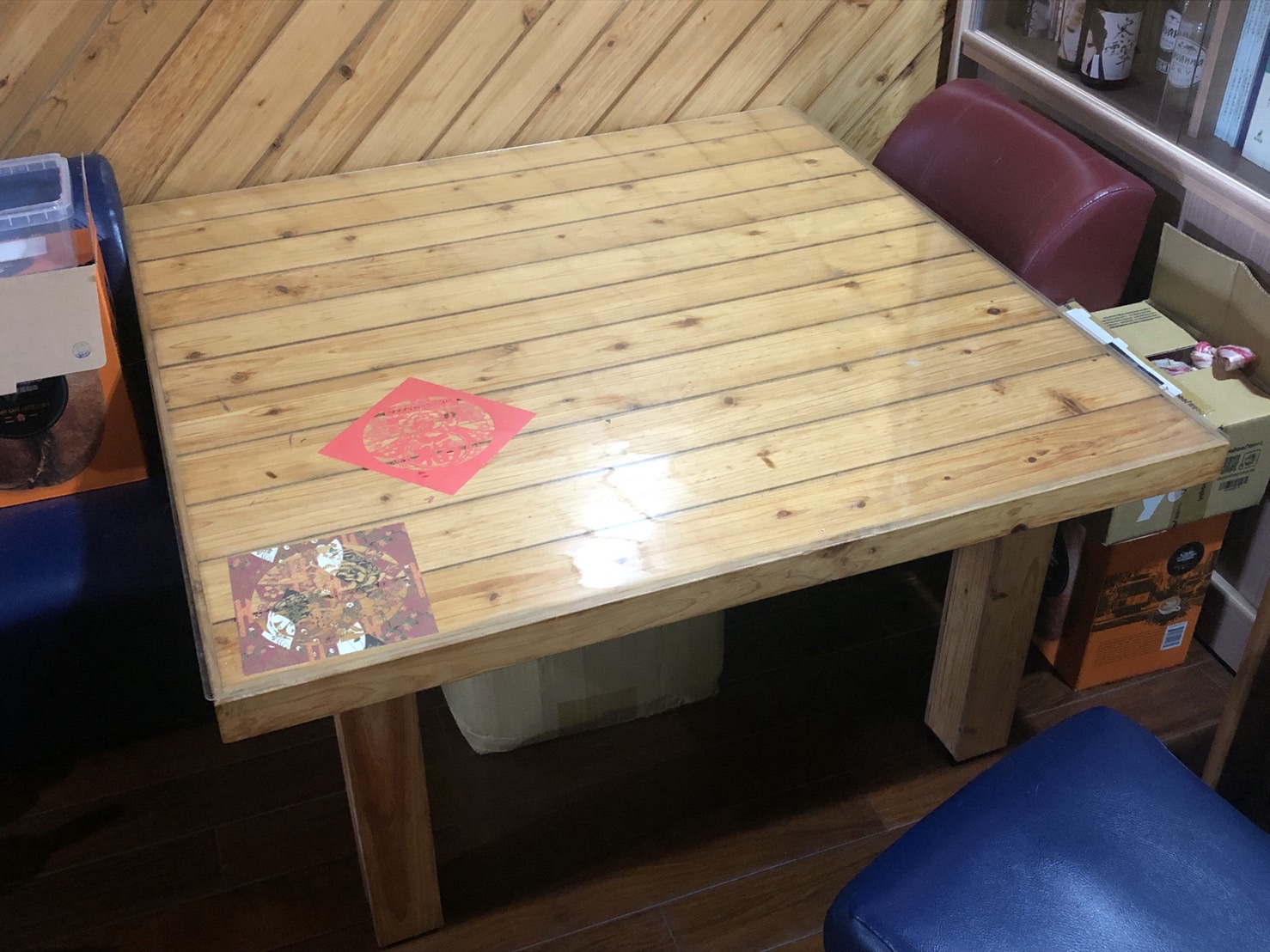 [贈送] 木頭矮桌、椅子
