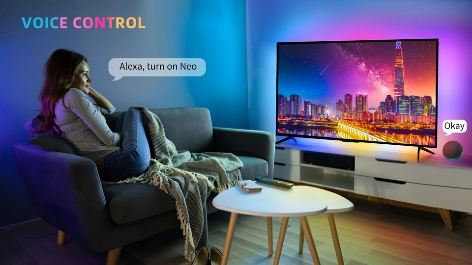 嘖嘖 | 【 Lytmi Neo LED｜智慧氛圍燈帶 】沈浸式同步光影氛圍體驗，智能串流居家娛樂無極限。