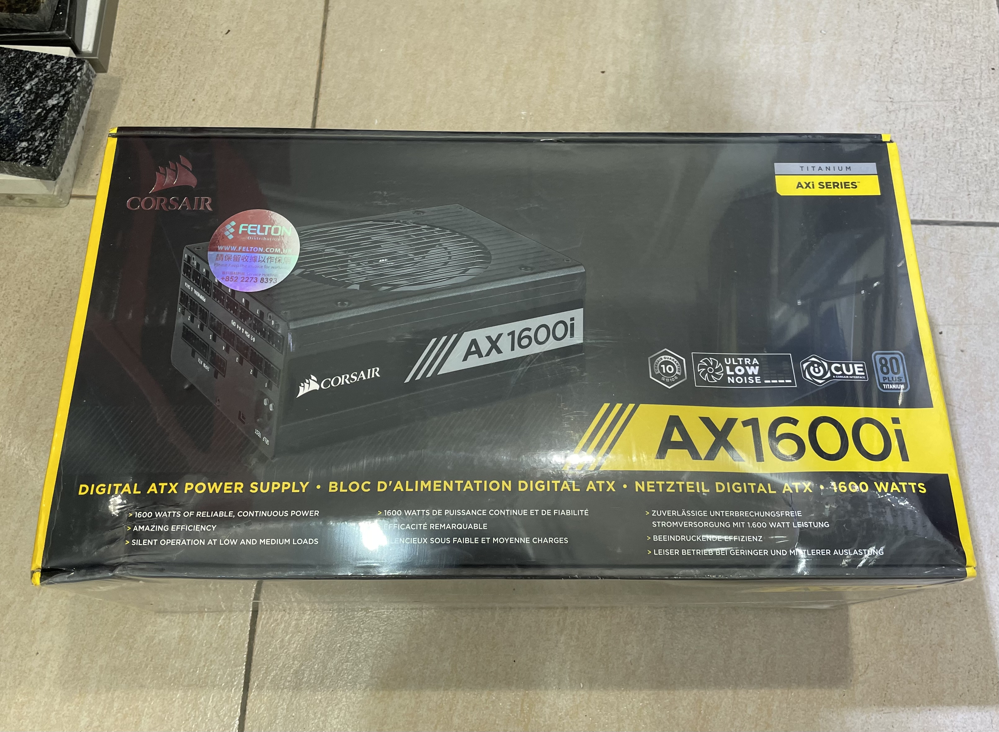 Corsair AX1600i 1600W 火牛(20/7/2022 End) - 交易完結- 電腦領域