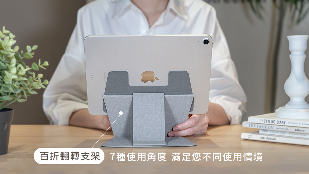 Vatora Upfold 折りたたみ式フリップスタンド 9.7~12.9インチ (12.9 ipad pro 3~5世代用) - タブレット・PCケース - 合皮