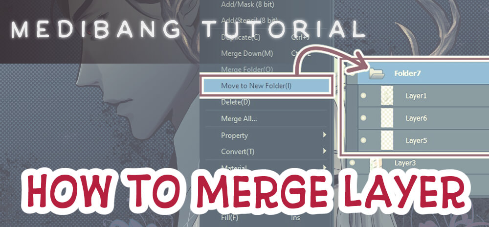 How to Merge Layers in Medibang