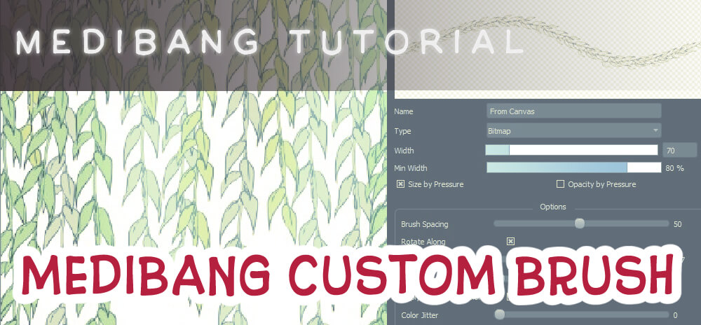How to create Medibang Custom Brush 