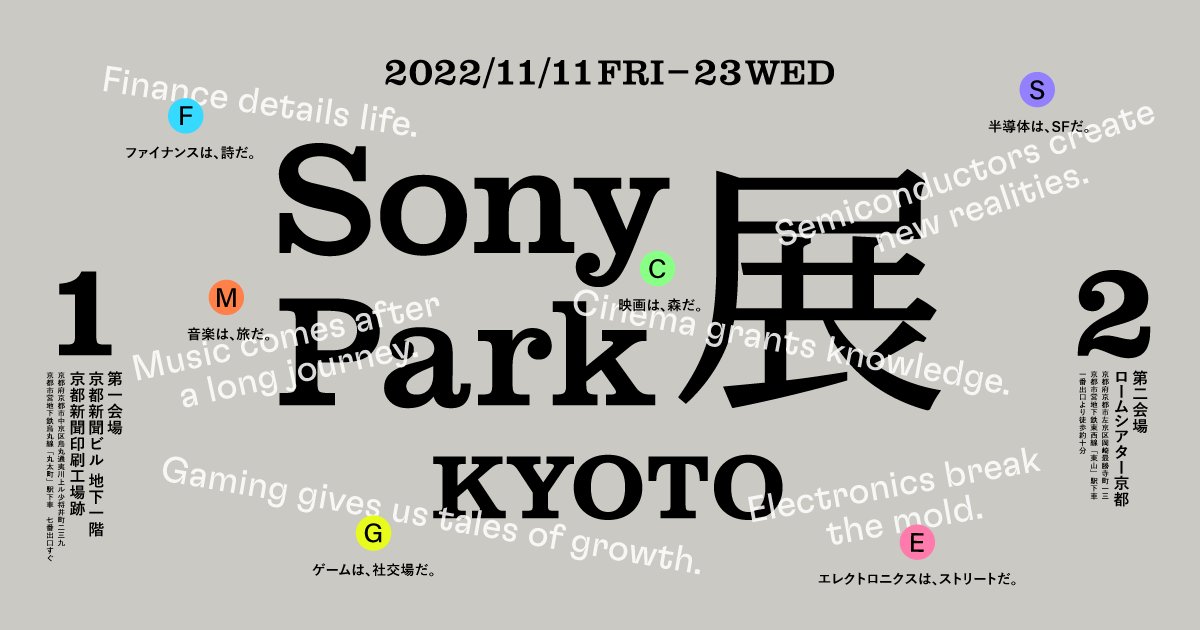 [閒聊] Sony Park展 KYOTO