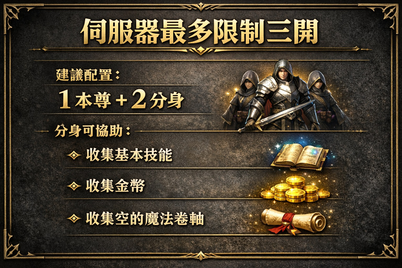 暗界天堂私服論壇 - 伺服器限制最多三開