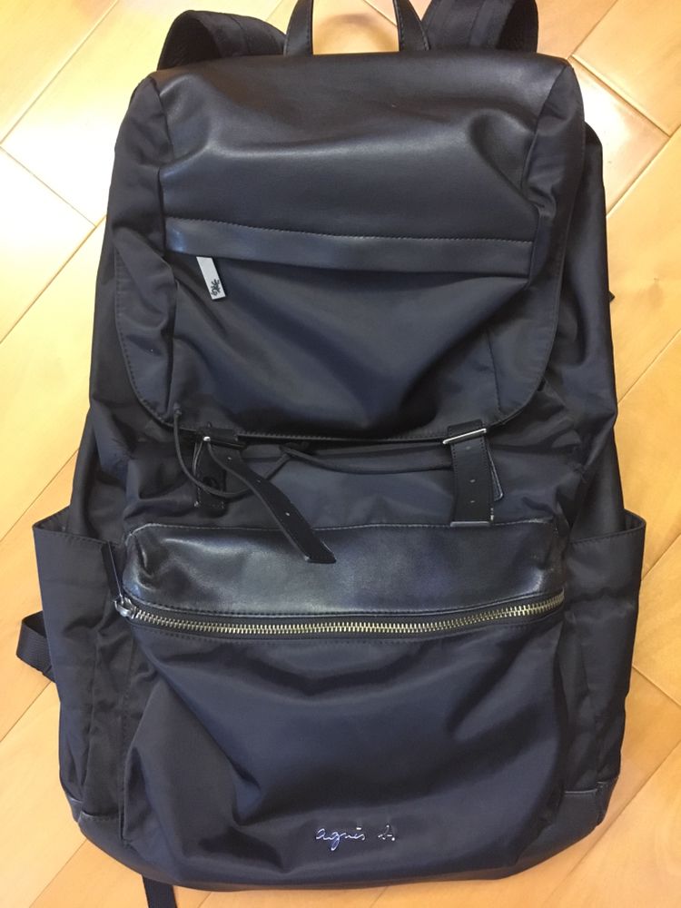 agnes b nylon backpack